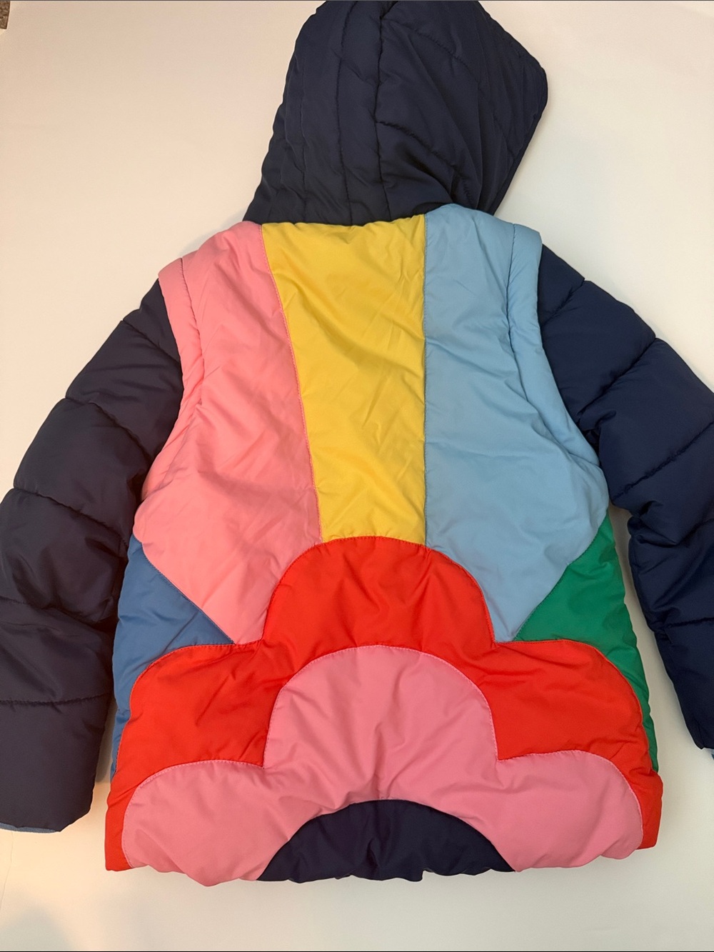 Mini Bodoen colorful puffer jacket
